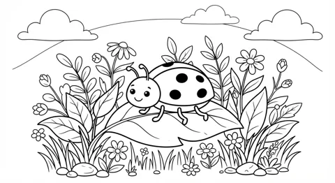 Bugs coloring pictures