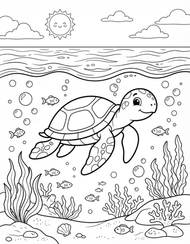 Ocean coloring pictures